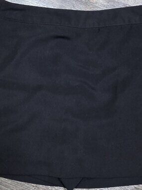 EP Pro Black Skort Athletic Golf-Tennis Back button & Zipper Sz 4